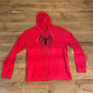 Spider-Man jacket, full zip adult size XXL Marvel